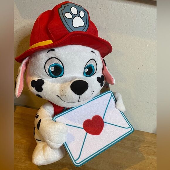 New Valentine’s Day Marshall Paw Patrol Plush Stuffed Animal 12” - Picture 3 of 6